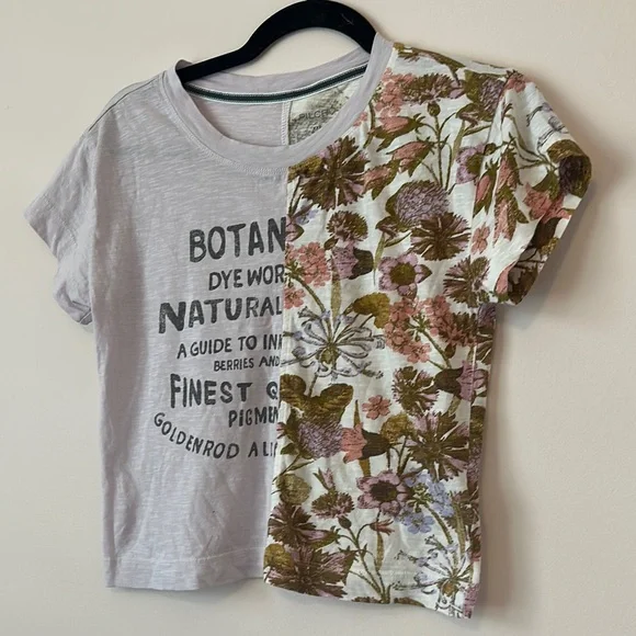 Anthropologie Pilcro Floral Tee - Picture 1 of 6